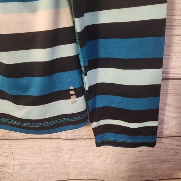Lands End Small striped long sleeve activewear casual fall spring top - Picture 3 of 8